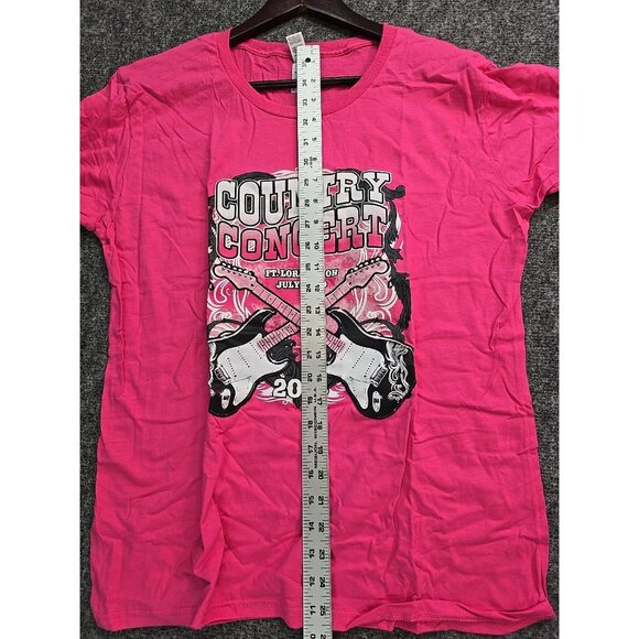 2016 Country Music Concert Tshirt  XL July Ft Laramie OH Pink - Picture 6 of 7